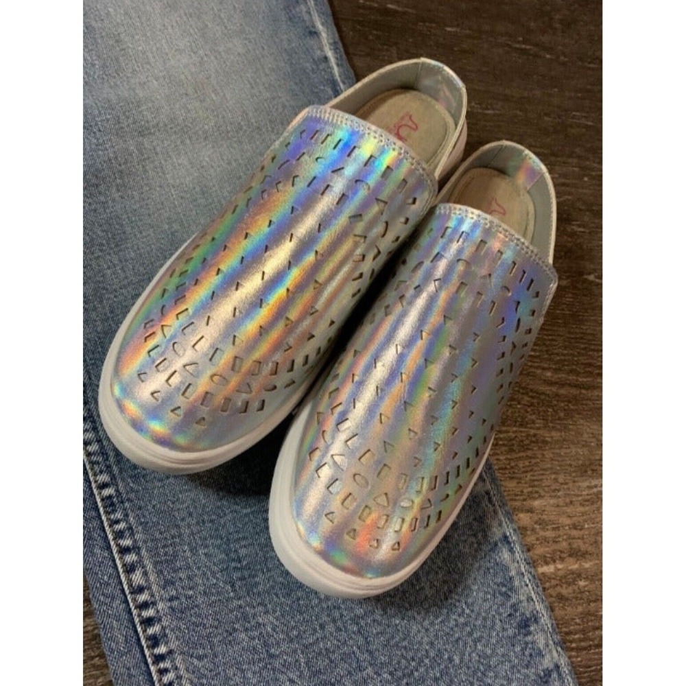 Holographic Festival Shoes Size 8